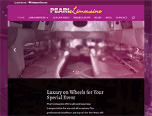 Tablet Screenshot of pearl-limo.com